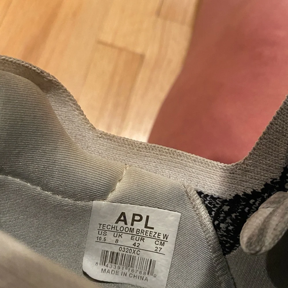 APL TechLoom Knit Sneakers in Black and Cream